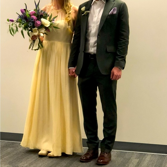 J. Crew Silk Formal Wedding Maxi Dress Sweatheart Cream - Picture 2 of 7